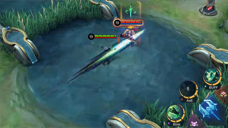 Skill 2: Meteoric Sword