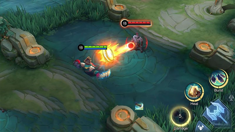 Skill 1: Crab Claw Cannon