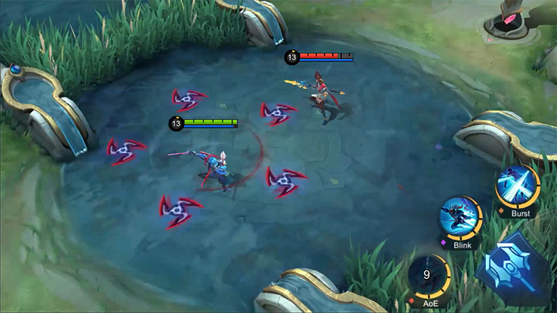 Skill 1: Orbiting Swords