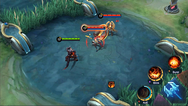 Skill 1: Molten Scythes