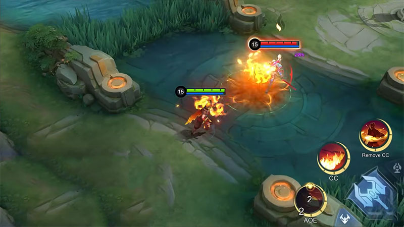 Skill 1: Burst Fireball